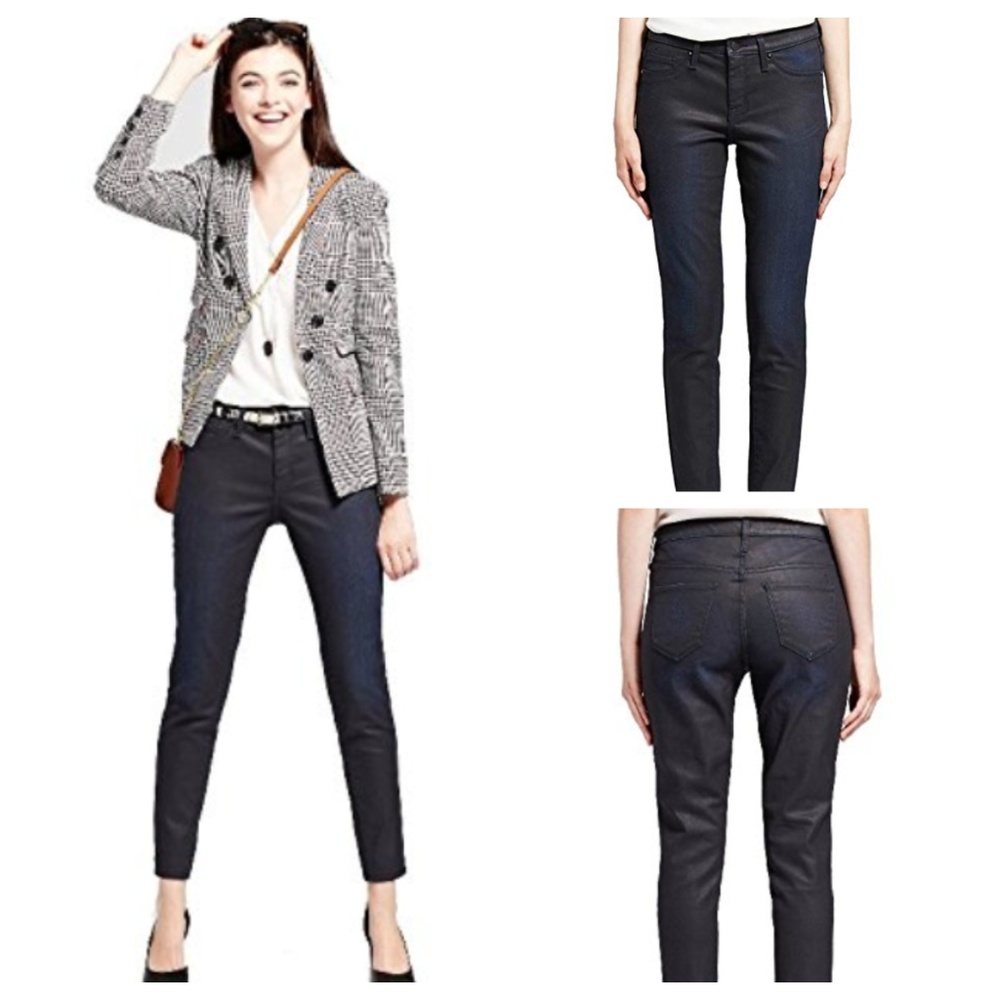 Mossimo Coated midrise jeggings, like new